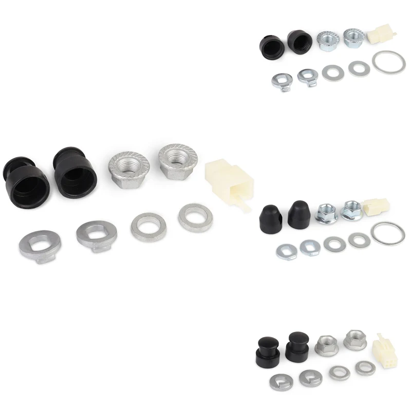 

E-Bike Electric Bicycle Hub Motor Axle Lock Nut /Lock Washer /Spacer /Nut Cover With 12Mm Shaft