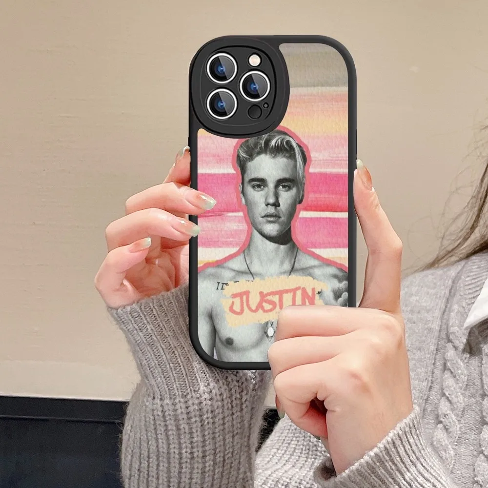 Fashion J-Justin B-Bieber Etui na telefon z twardej skóry do iPhone 14 13 12 Mini 11 Pro Max Xs X Xr 7 8 Plus Fundas