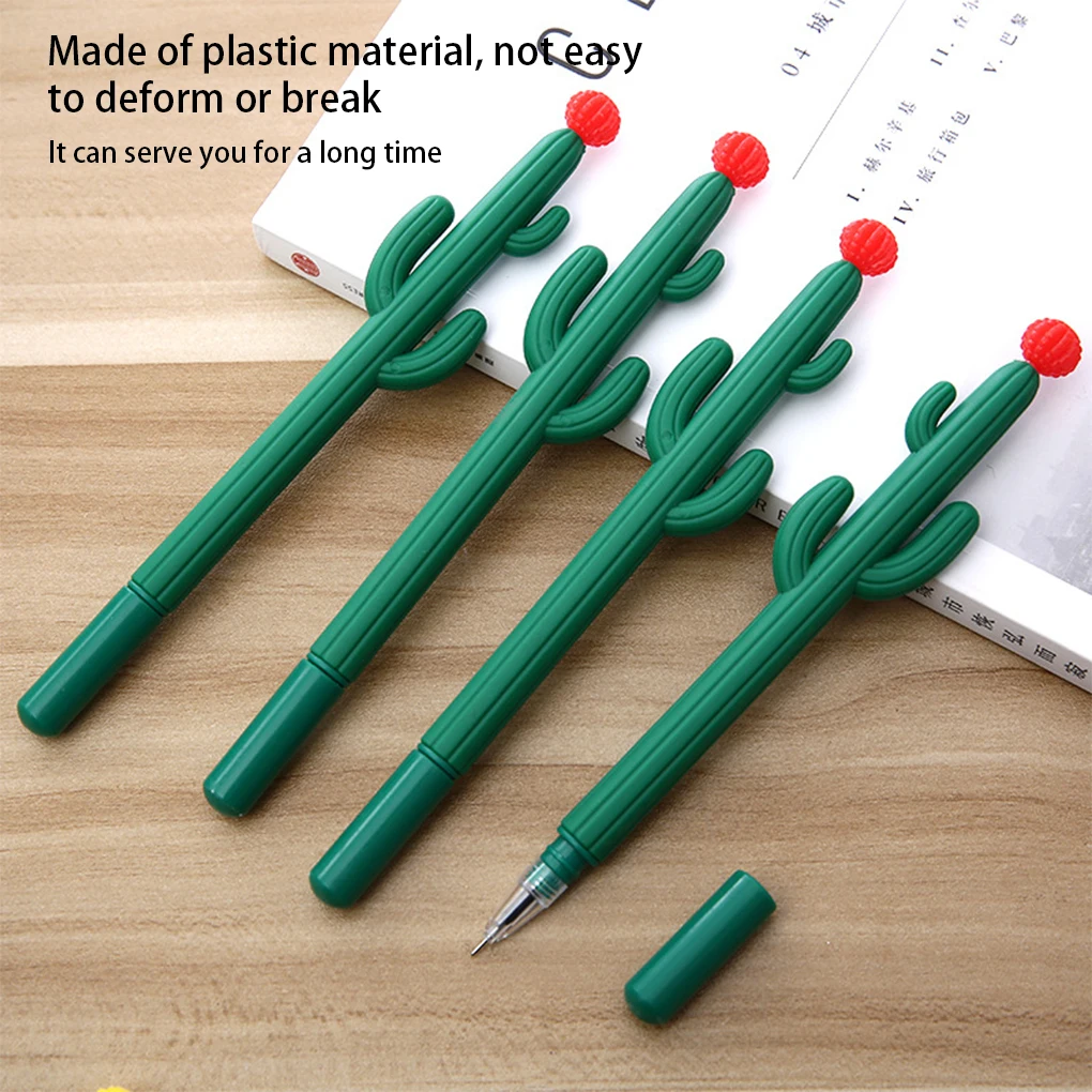 

1 Набор нейтральных ручек с растениями, милые Мультяшные подарки для детей, школьные принадлежности, пластиковые реквизиты для подписи, офи...