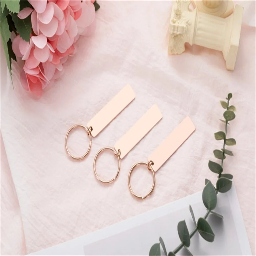 Custom Carved Men's Keychain For Boyfriend Personalized Keychain For Dad and Mom Gift Couple Gift Father's Day Anniversary Gift