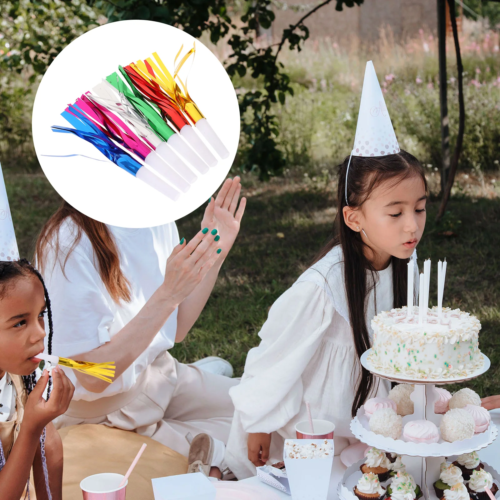 24 шт. детский свисток объемные игрушки сувениры для вечеринки свистки