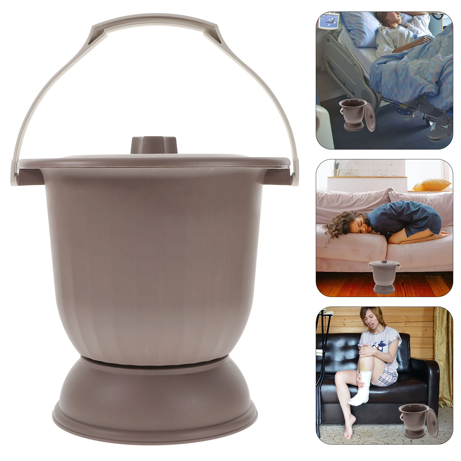 

Spittoon Kids Urine Chamber Pot Male Urine Portable Bedpan Urine Bucket With Lid Lid Portable Potty Adults Children's Bedpan