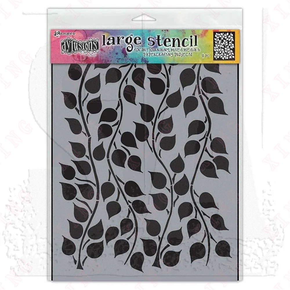 

New Diy Layering Stencils Painting Scrapbook Coloring Embossing Album Decorative Template 2022 Craft Reusable Leaf It out 2 Mold
