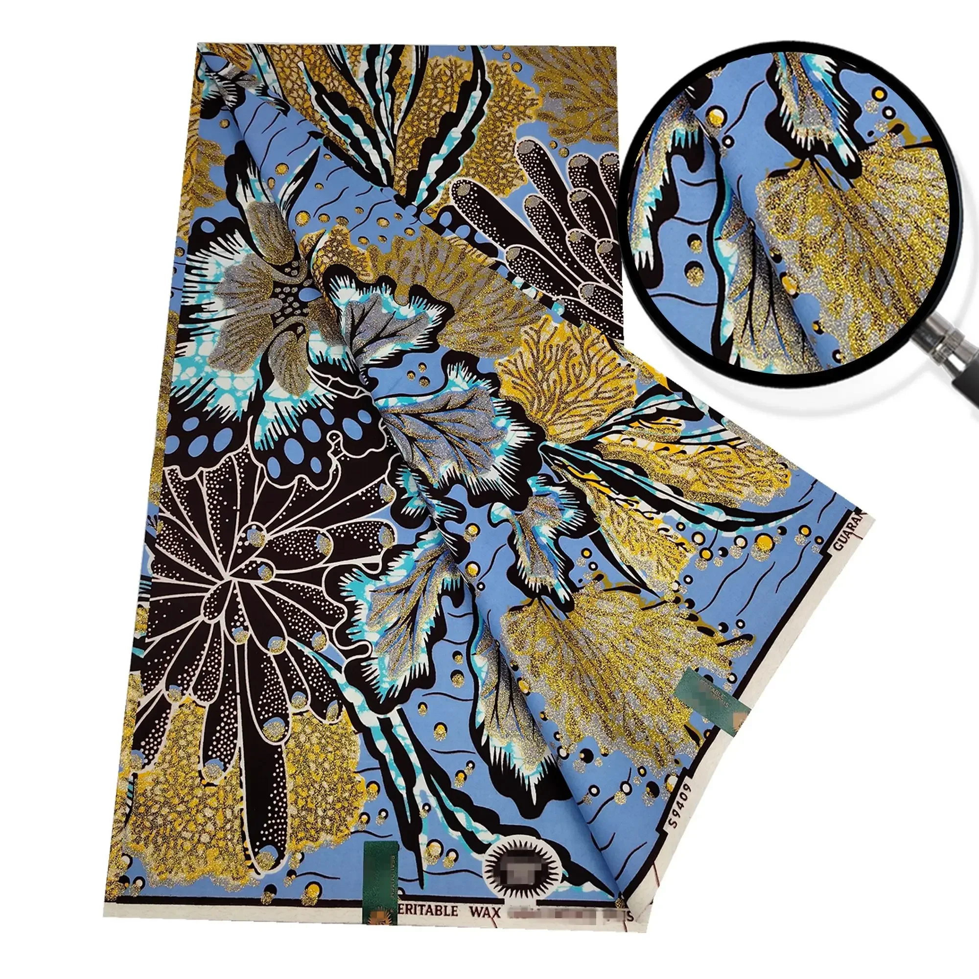 Настоящее платье Hollandais Super-W с супер настоящим восковым принтом голландское Pagne