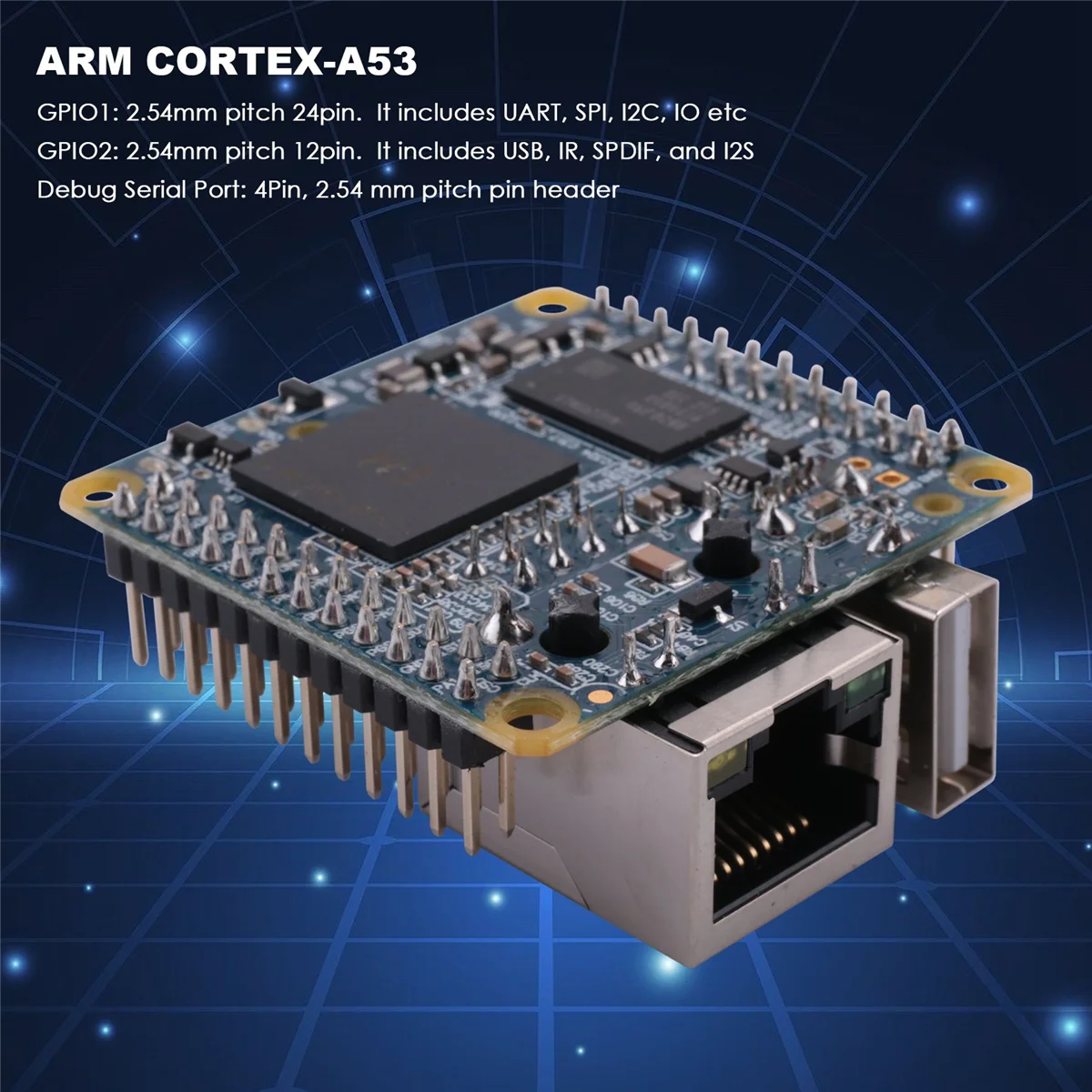 NanoPi NEO макетная плата с открытым исходным кодом Allwinner H3 Super для Raspberry Pie Quad-Core Cortex-A7