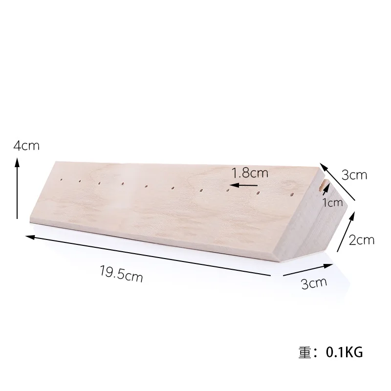 Fashion Wood Jewelry Display Necklace Charms Jewelry Display Tray Pendant Earrings Card Style Pendant Display Card