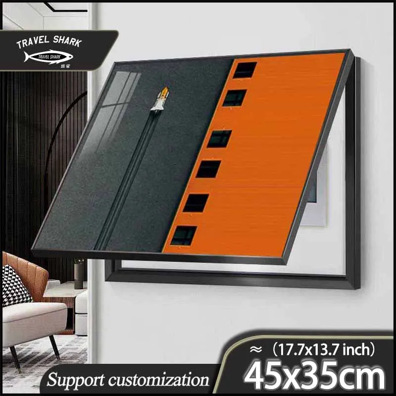 Дорожная электрическая панель с акулой декоративная картина для дома гостиной