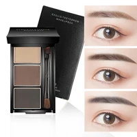 3 colors three dimensional natural eyebrow powder palette highlight powder nose shadow lasting non blooming eyebrow cosmetics