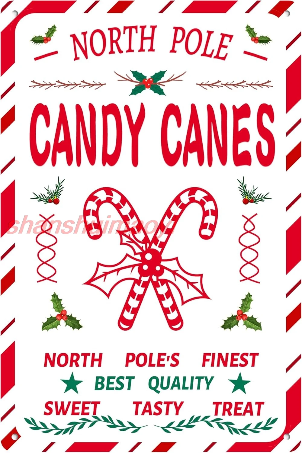 Северный полюс конфеты трости подарки между друзьями забавная шикарная жестяная