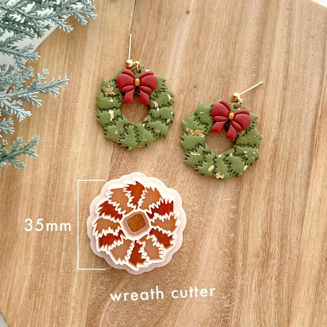 Рождественские фрезы для полимерной глины | Фрезы зимней Набор резаков Резаки