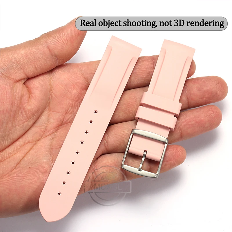 20mm Colorful Rubber Strap Suitable for Omega X Swatch Speedmaster Moonswatch Mission to the Moon Men Women Waterproof Watchband