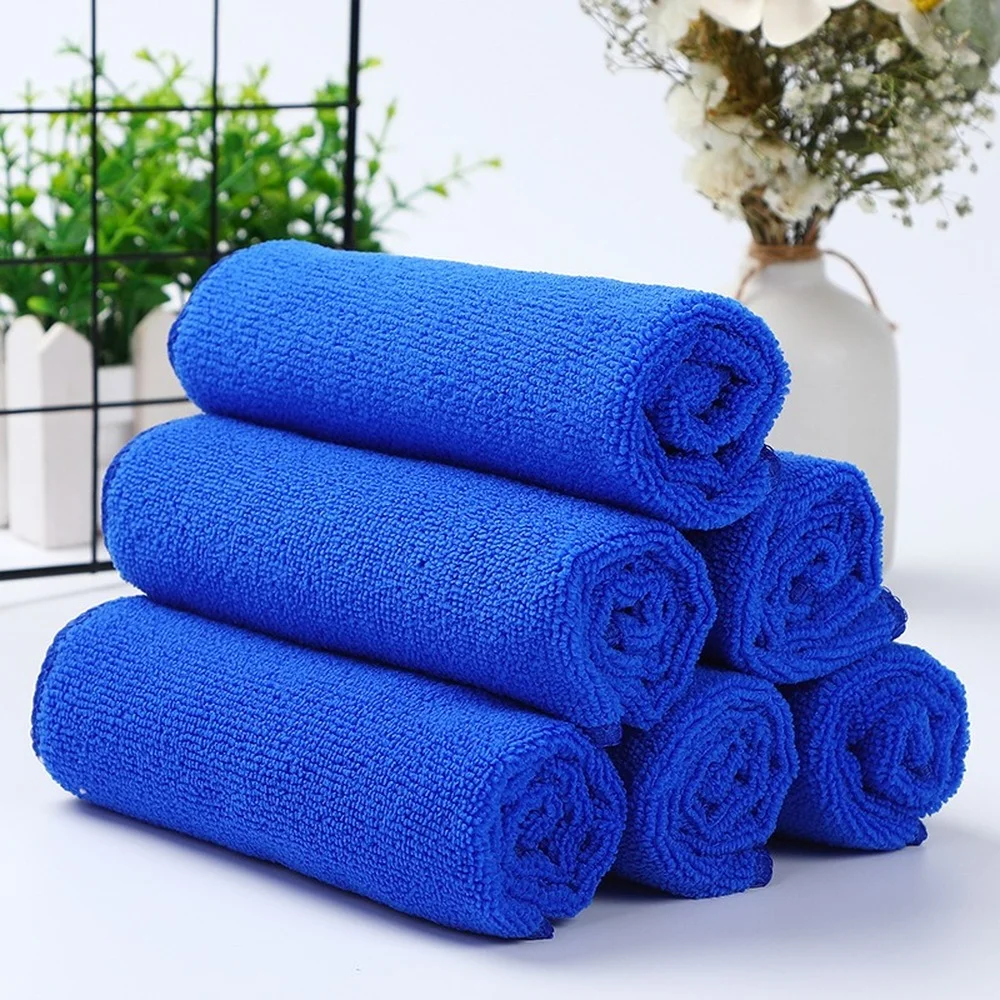 

25x25cm 32/32cm Car Wash Towel Fiber Absorbent Thickened Double-sided Sanding 100d Vehicle Washing Cloth Towel Cleaning Rag Tool
