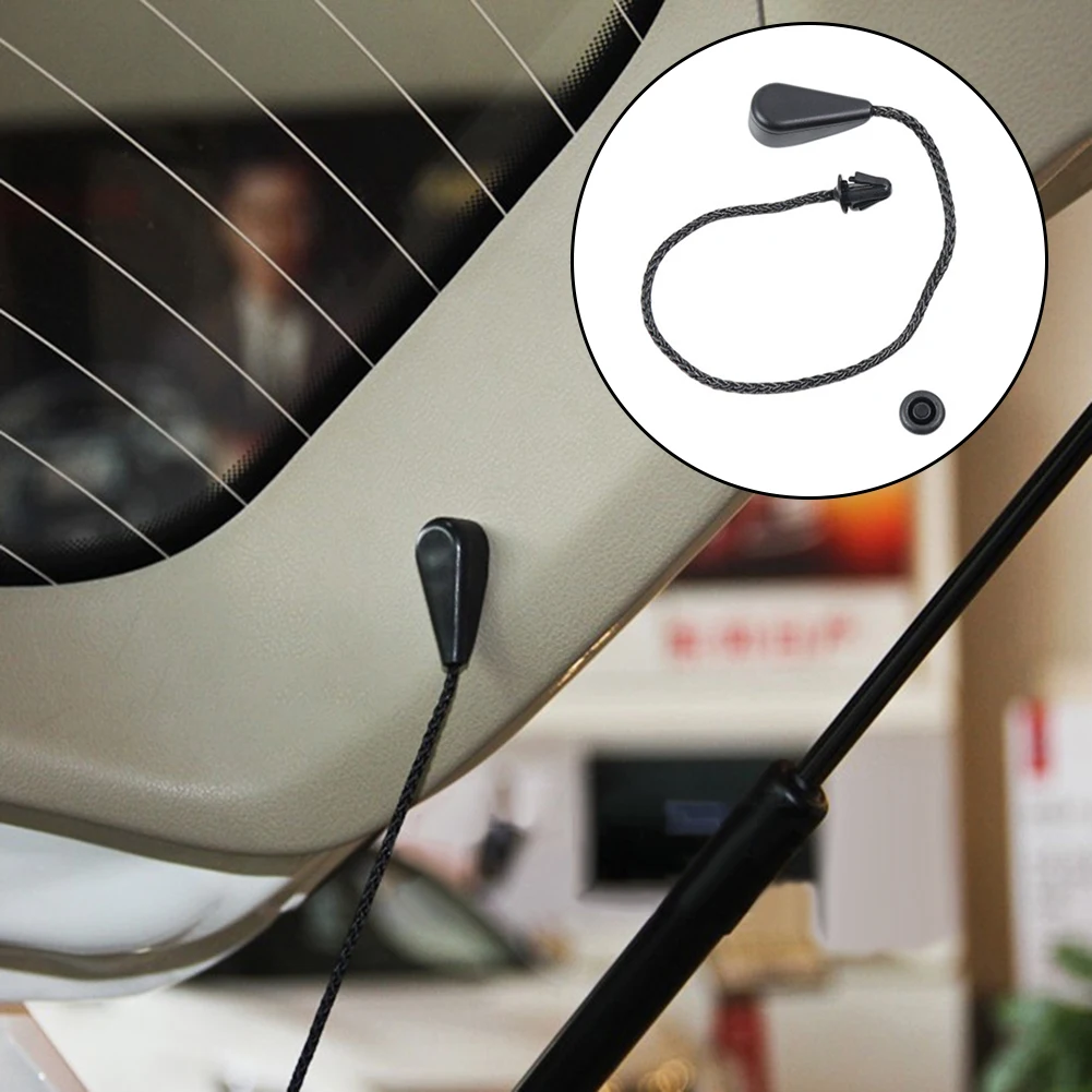 

For Nissan Qashqai 16-19 Strap Rope Clip 79965-JD10A Accessories Trunk Shelf Rope Black Car Parcel Shelf String