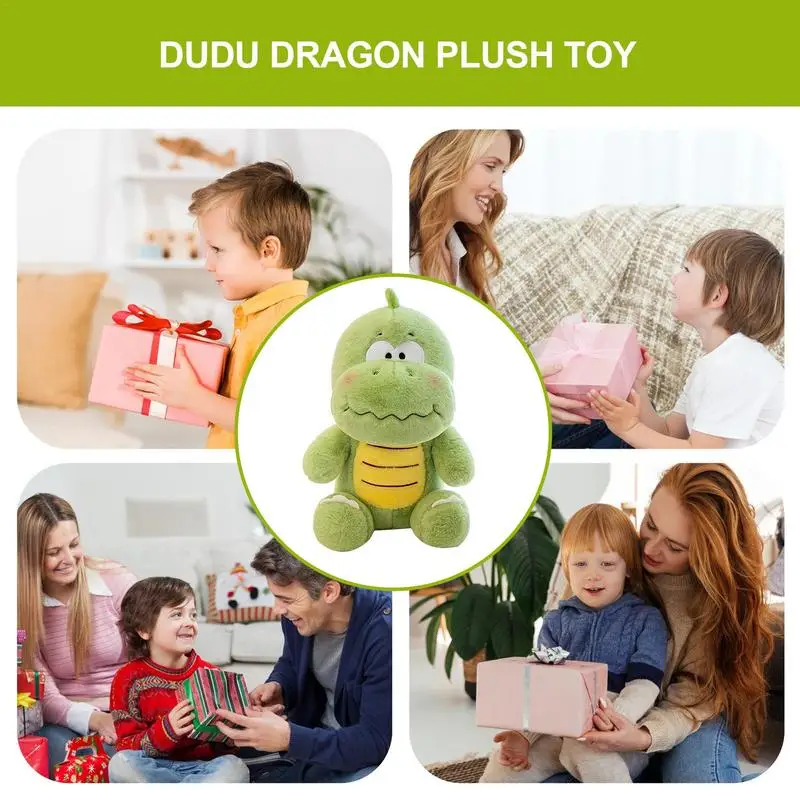 Милый динозавр плюшевый зеленый мягкая игрушка мягкий домашний декор удобная