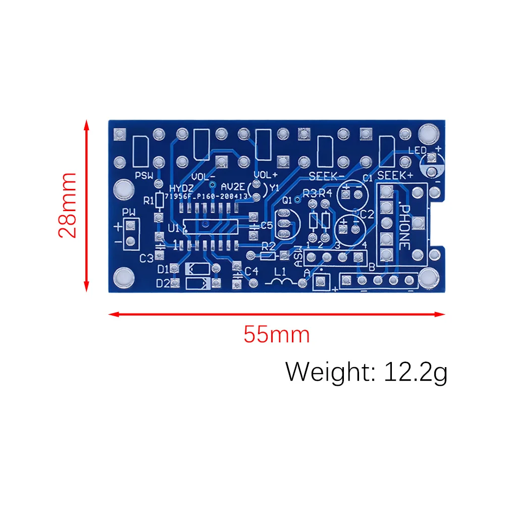 Электронные Наборы сделай сам беспроводной стерео радиоприемник FM модуль PCB 76
