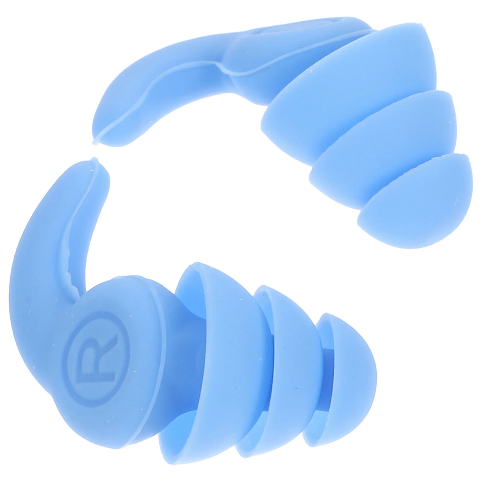 

1 Pair of Anti-noise Earplugs Silicone Sleeping Earplugs Comfortable Learning Earplugs