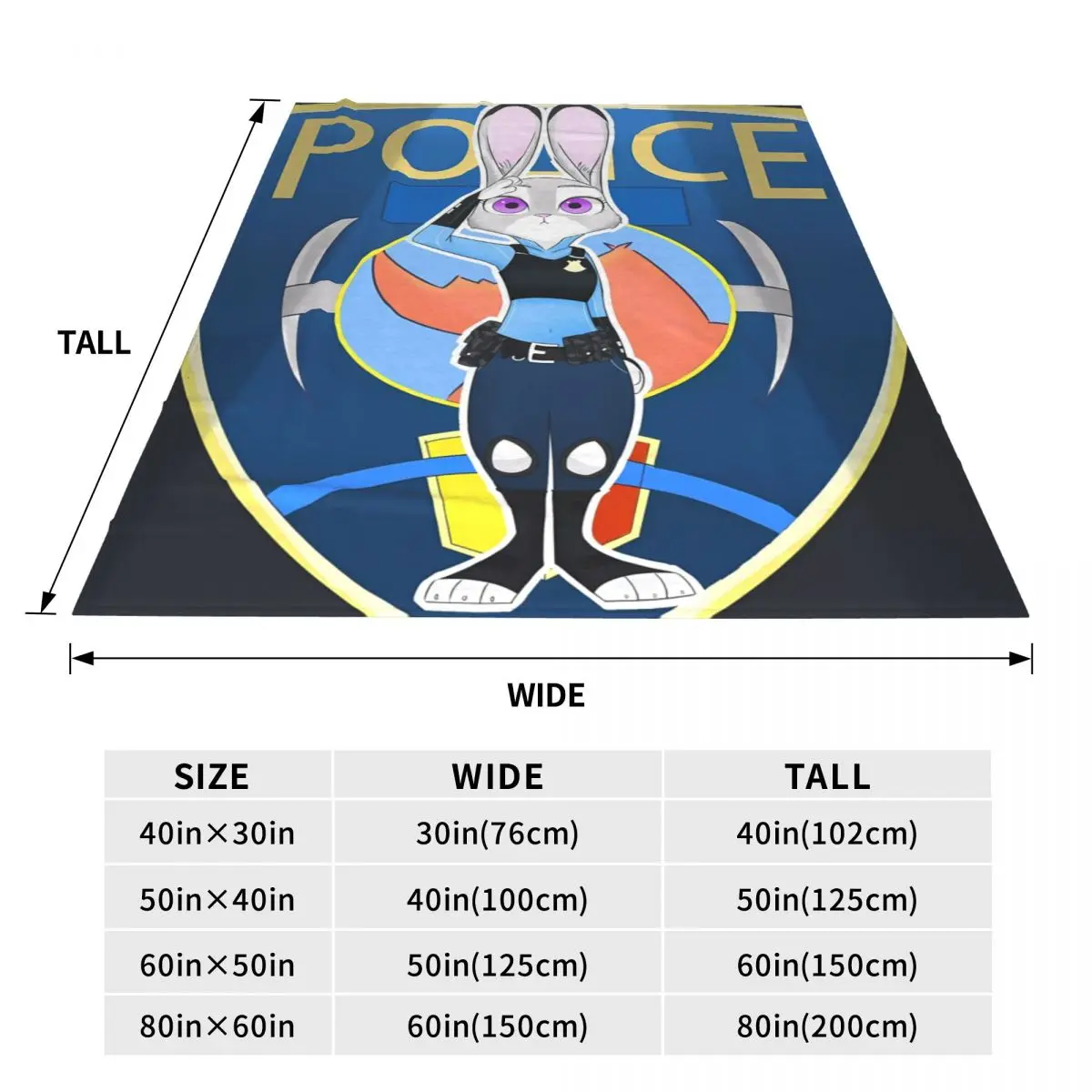 Zootopia Nick Judy Anime Blanket Airplane Travel Flannel Throw For Couch Bed Soft Quality Bedspread Birthday Present