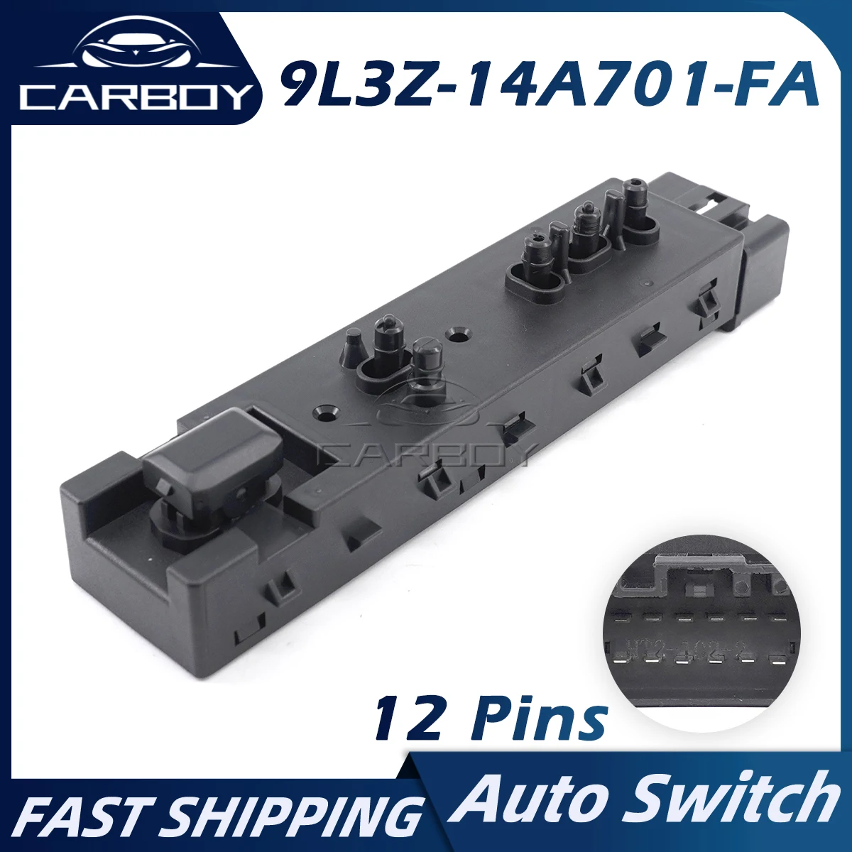 

9L3Z-14A701-FA Power Seat Adjustment Control Switch Passenger Side For Ford Fusion Lincoln Zephyr Mercury Mountaineer SW7259