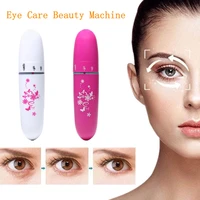 2 colors portable electric eye massage pen vibration massager eye care beauty machine remove wrinkles dark circles puffiness