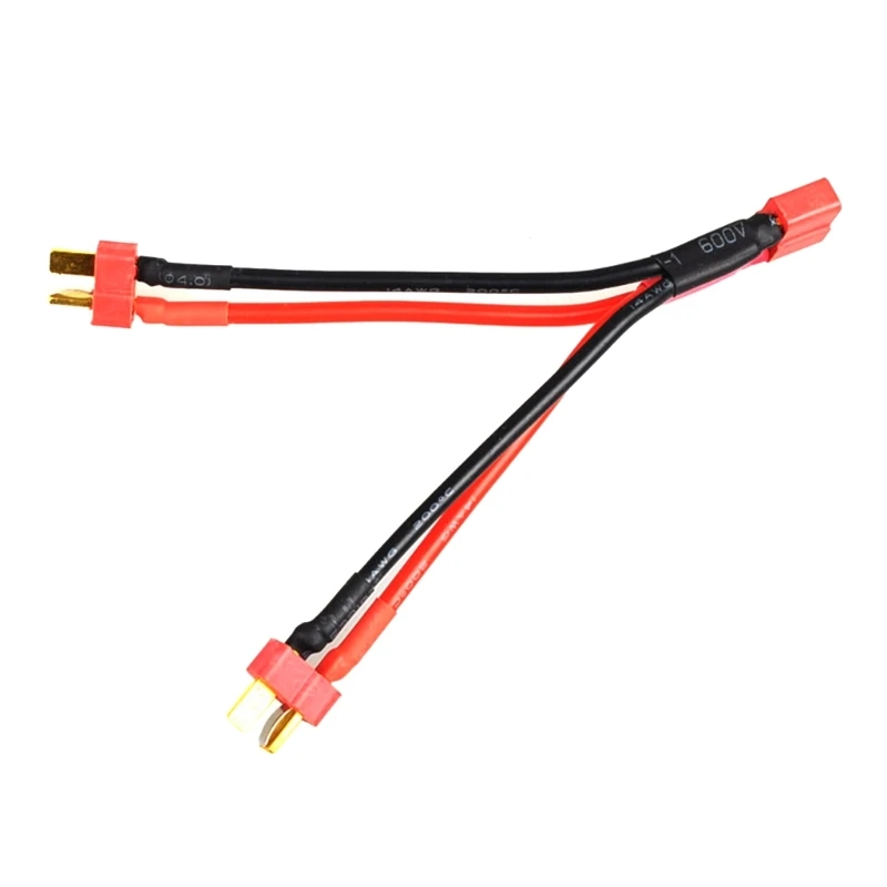 

T Plug Adapter Connector 1 Female to 2 Male Splitter Two Devices Simultaneously with this Liion Battery Connector