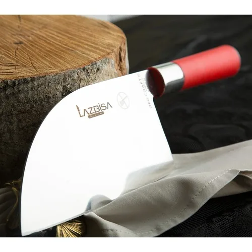 Lazbisa Kitchen Knife Set Meat Bone Vegetable Bread Fruit Chef Red Craft Series (Almazan-Chef No 2) | Дом и сад