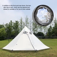 ultralight outdoor camping tent large space outdoor awnings vent design sun proof tent for family use camping accessories