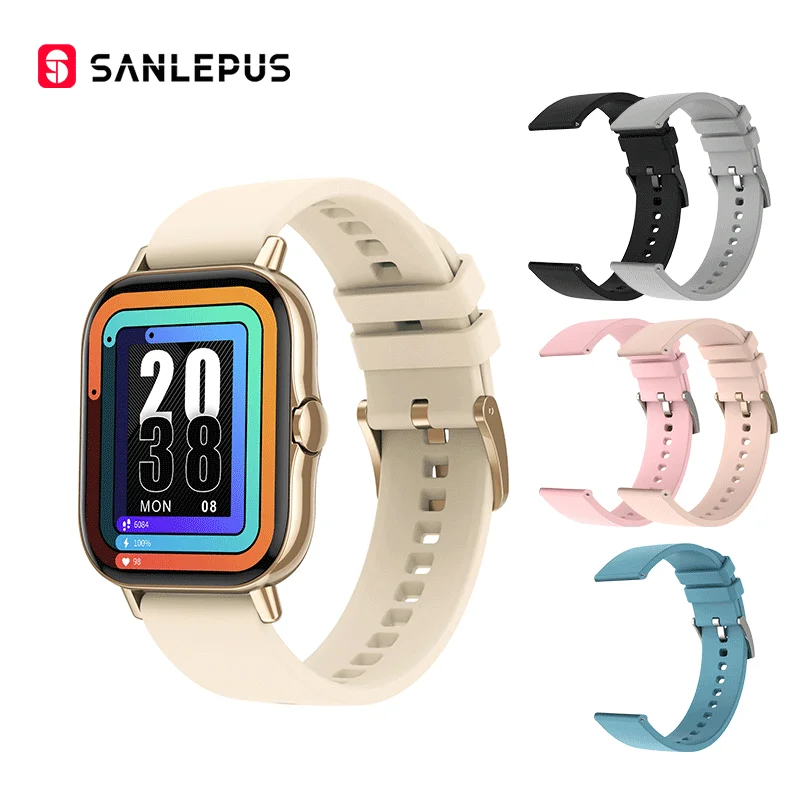 

SANLEPUS 2022 NEW 1.78 inch Smart Watch Dial Call Smartwatch Men Women Waterproof Wristwatch For GTS Android iOS Huawei 2