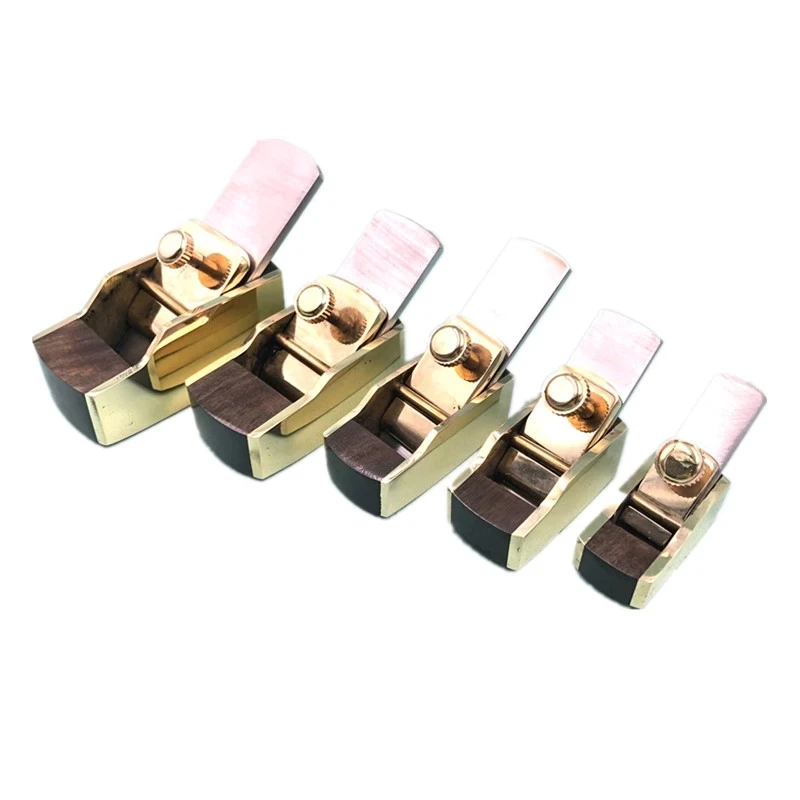 Different sizes Brass wrap blackwood convex Cutter Curved Sole/Flat bottom planes Planer，woodworking Tools plane parts