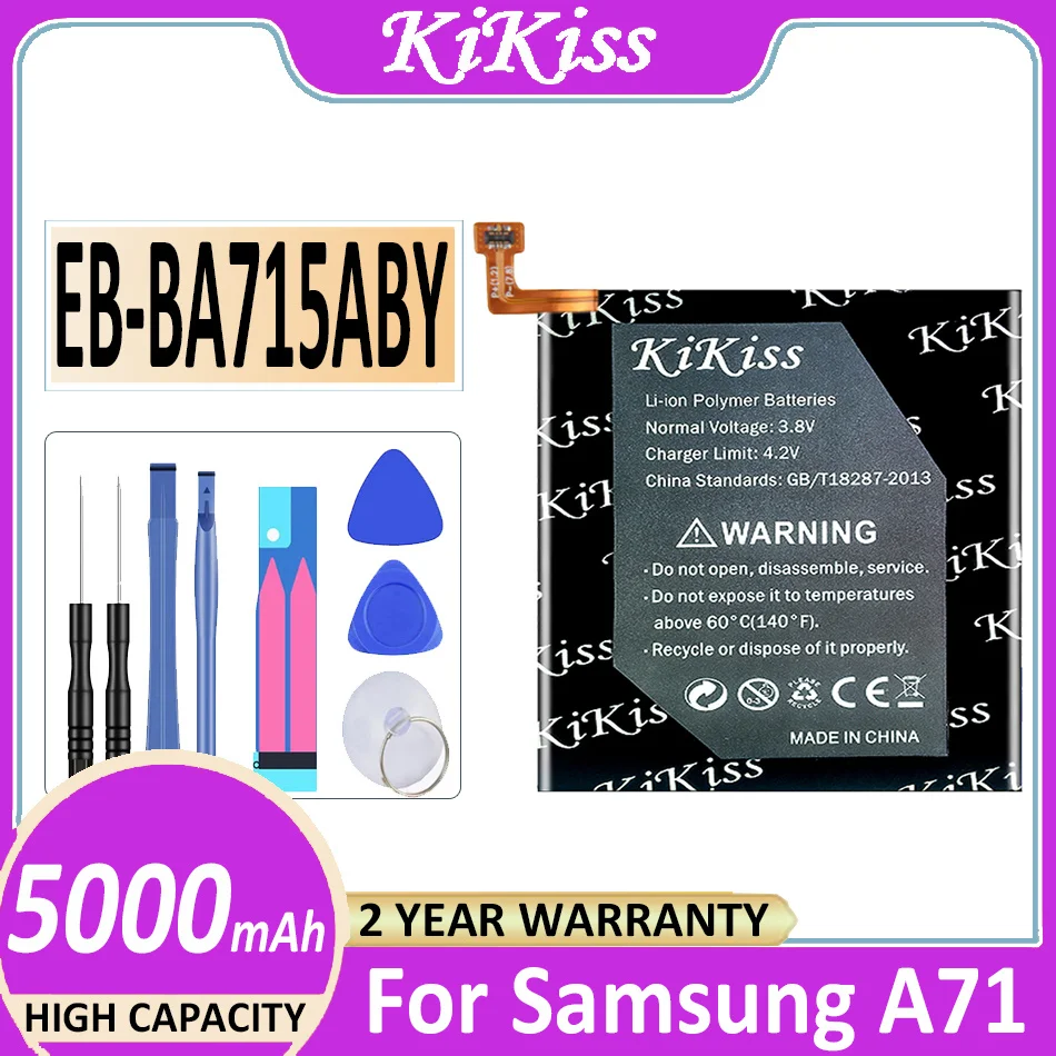 

Для SAMSUNG EB-BA715ABY 5000 мАч Сменный аккумулятор для Samsung Galaxy A71 SM-A7160 A7160 Мобильный телефон батареи + Инструменты