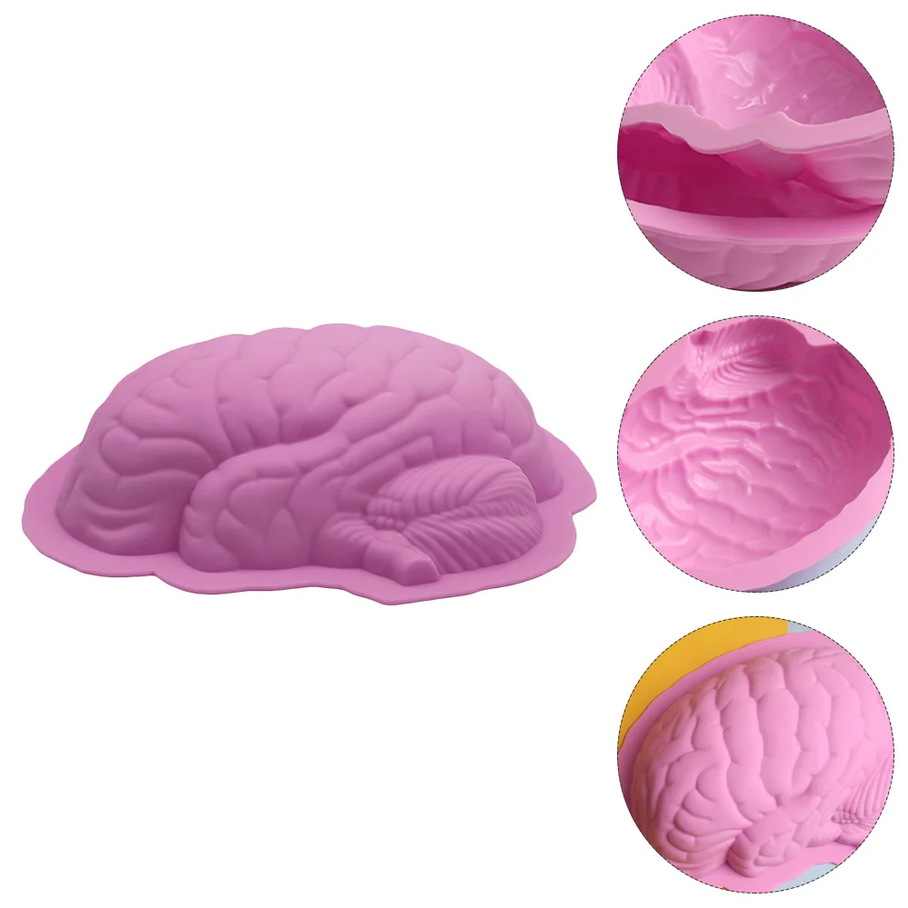 

Molds Brain Baking Silicone Cake Mold Pan Shapedtools Candy Diy Chocolateparty Ice Cube 3D Decorations Fake Soap Humans