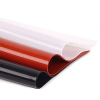 1pc 500x500mm silicone rubber sheet translucentredblack silicone film high temperature resistance pad thk0 511 52345mm