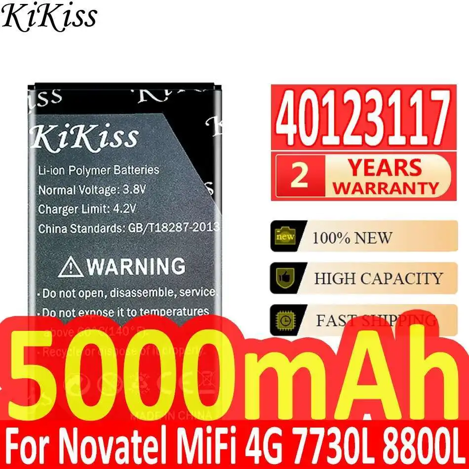 Фото Аккумулятор для Wi-Fi-маршрутизатора 40123117 5000 мАч для Verizon Novatel Jetpack 7730L 8800L Mifi 4G Lte Wi-Fi-маршрутизатор Hotspot Modem №1