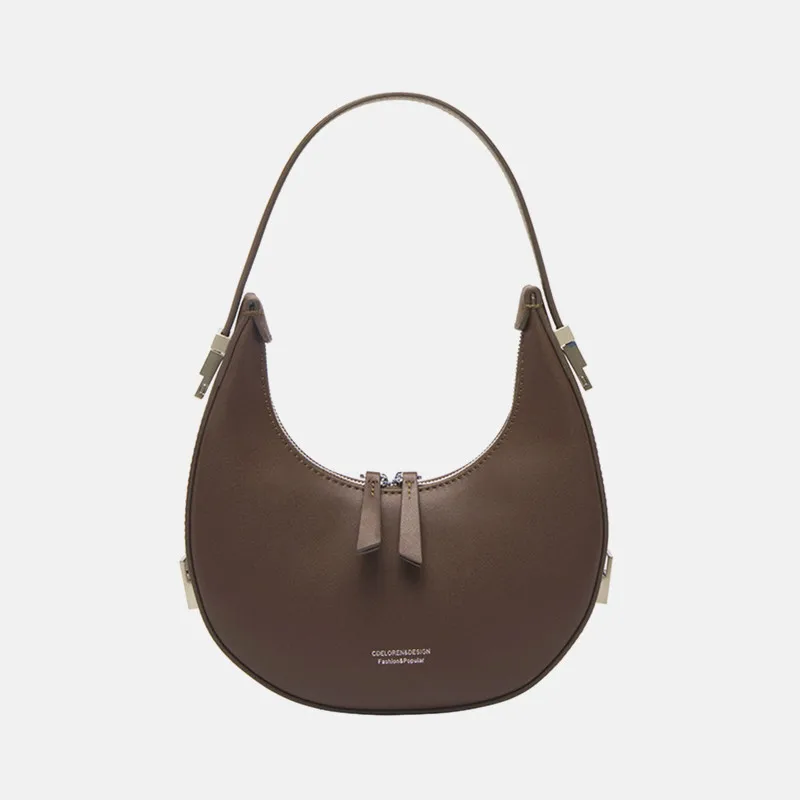 Burminsa винтажные Наплечные сумки из натуральной кожи с полумесяцем и подмышками