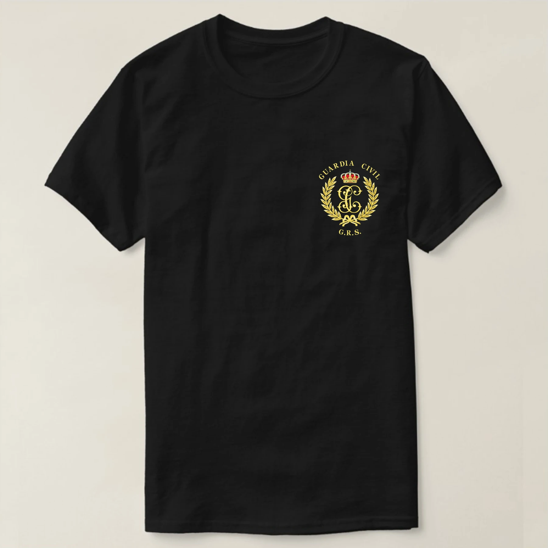 

Guardia Civil. Spanish National Guard GRS Badge T Shirt. Short Sleeve 100% Cotton Casual T-shirts Loose Top Size S-3XL