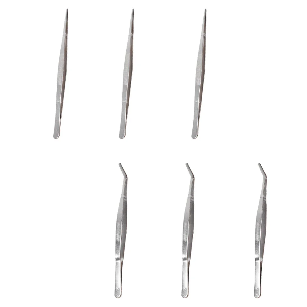 

6pcs Eyebrow Tweezers Set Hair Removal Tweezers Succulent Gardening Tool Aquarium Accessories Aquarium Scissors
