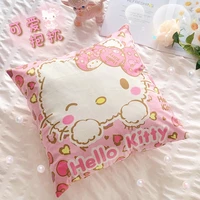 sanrio kitty melody kuromi cinnamoroll pillow student office bedroom bay window sofa cushion cover pillowcase girl gift cute