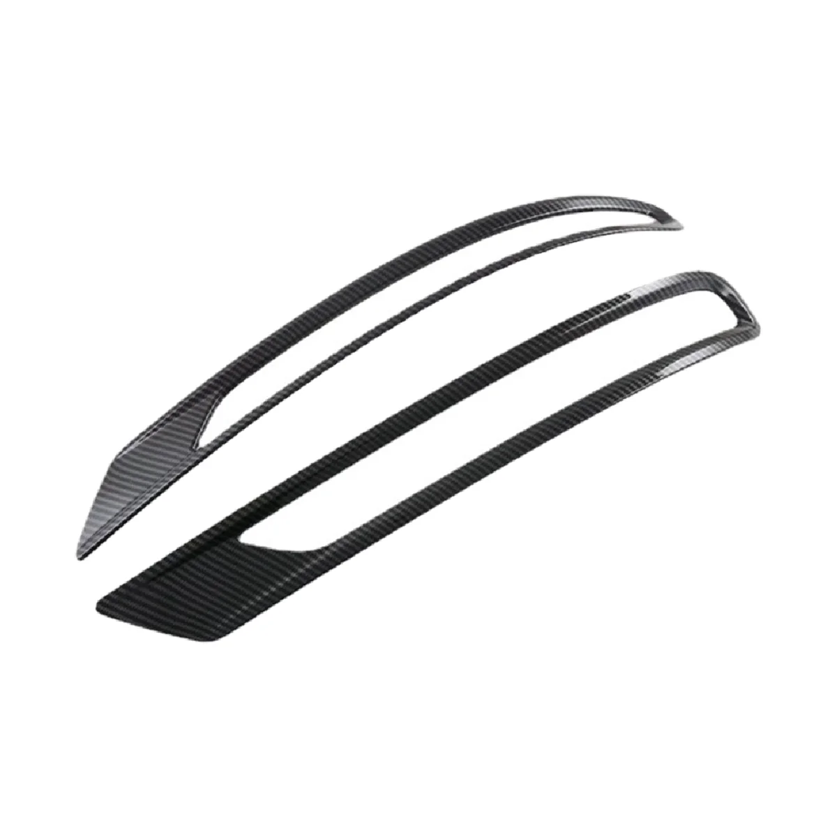 

Car Carbon Fiber ABS Rear Fog Light Lamp Frame Cover Trim for 2022-2023