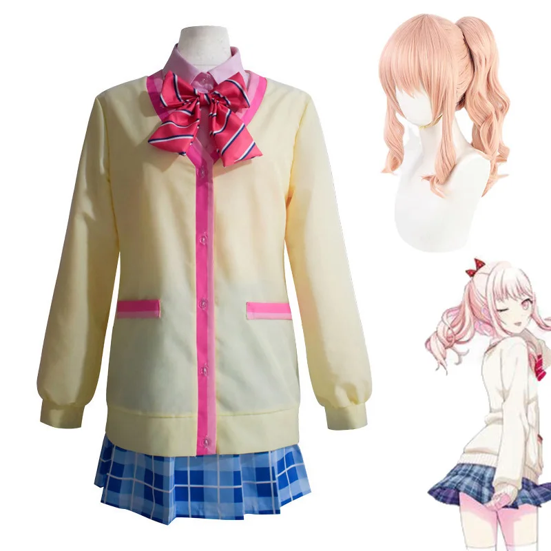 

Аниме проект секай красочный сценический подвиг Akiyama Mizuki школьная форма наряды Косплей костюмы девушки женщины