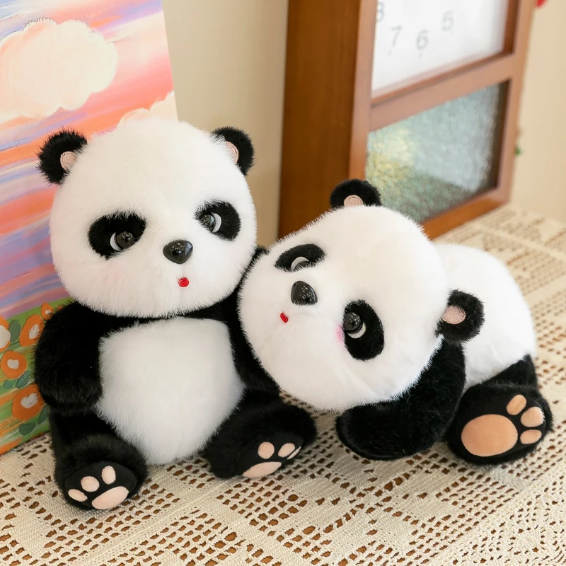 

Kawaii Lying Panda Plush Toy Cute Stuffed Animals Sitting Panda Plushies Doll Anime Cartoon Soft Kids Babys Toys for Girls Boys