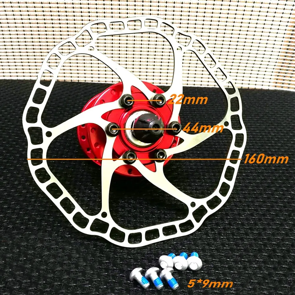 

Ultra-light Bicycle Hydraulic Disc Brake Rotors MTB Bike Road Racing Bike Brake Disc Rotor 160mm With 6 Bolts Cycling Parts