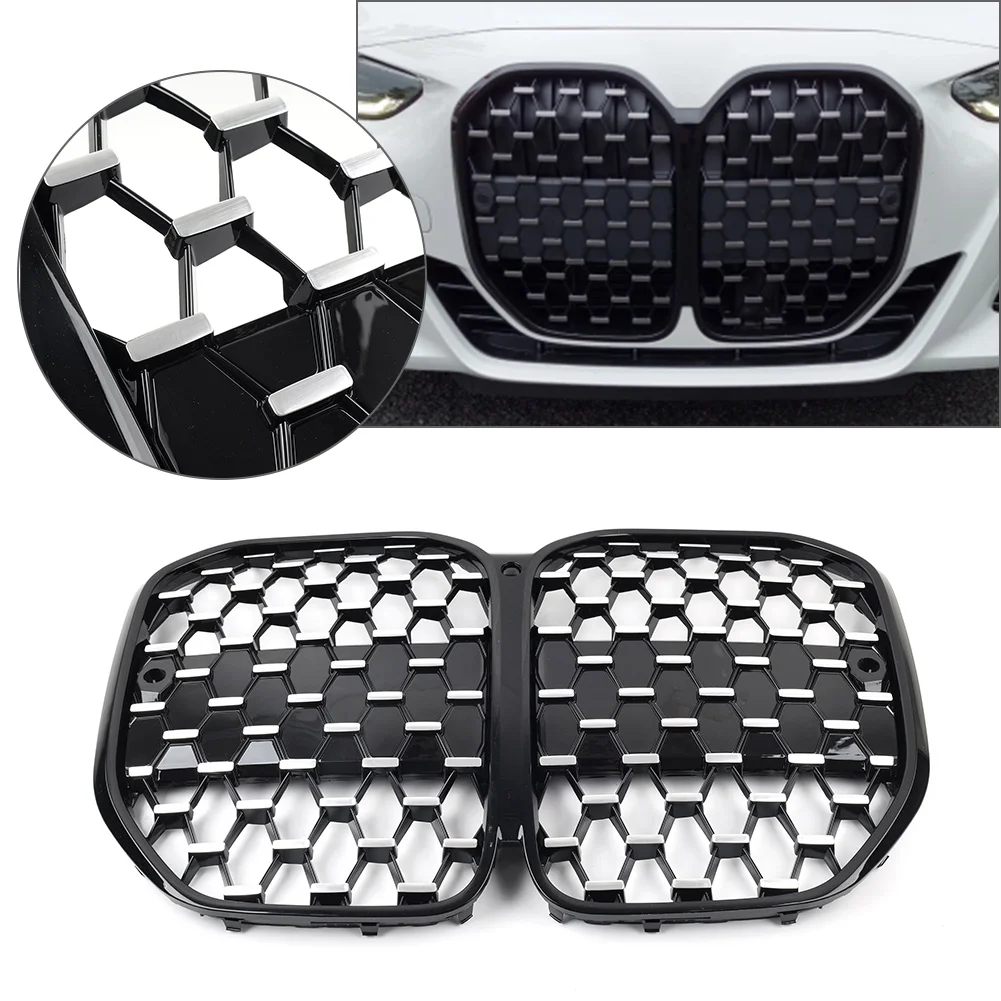 

Передний бампер автомобиля, решетка радиатора, сетчатая решетка для BMW 4 серии G22 G23, 2-дверная только 2021-2023 51138078548 51138078549