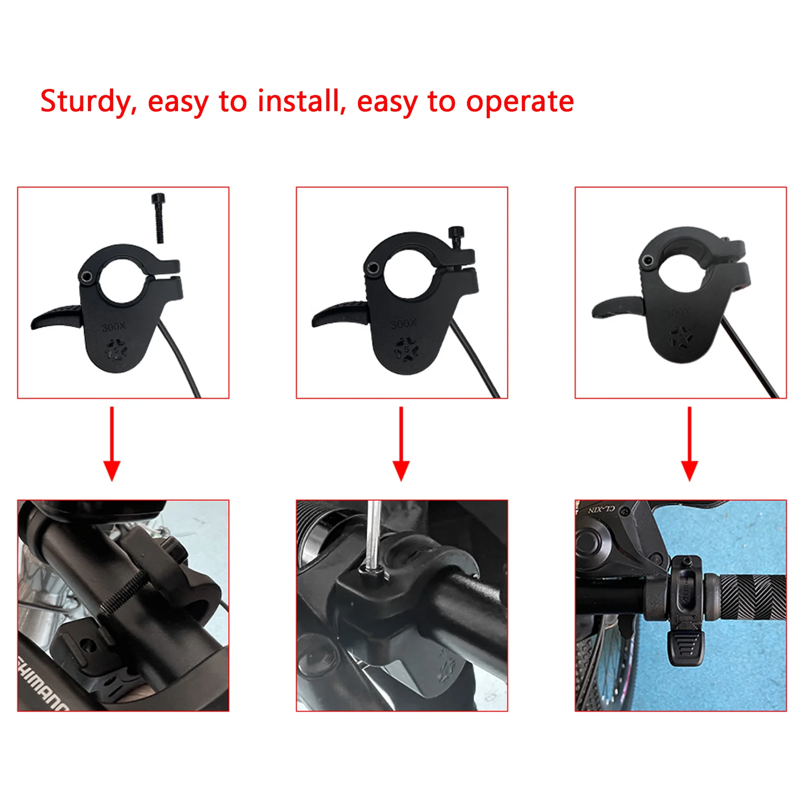 Дроссельная заслонка 300X для электрического велосипеда акселератор управления