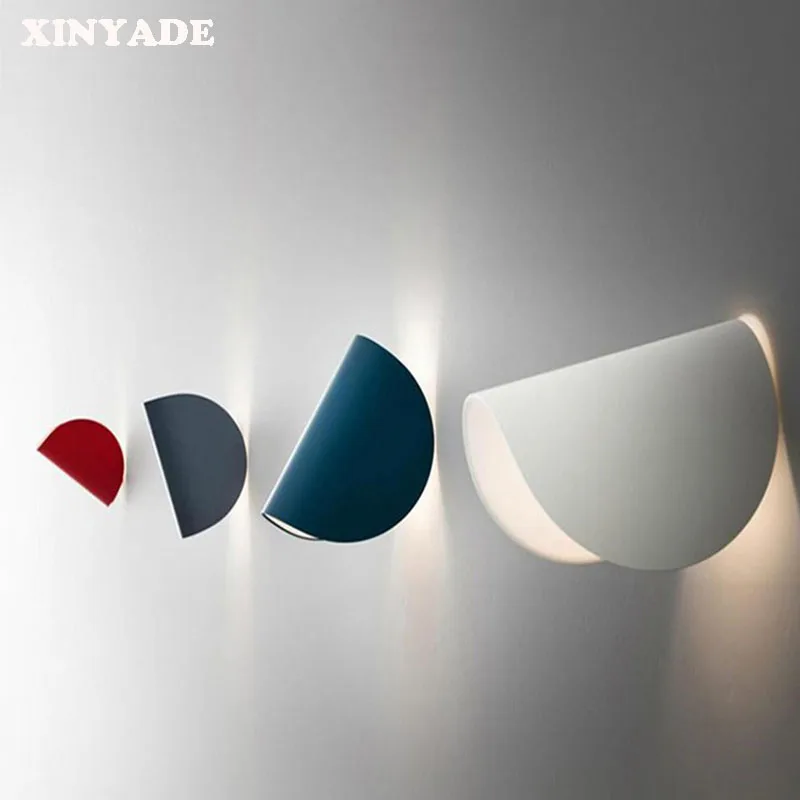 

2021 modern wall hanging color lighting living room art deco luxury background designer bedroom bedside led wall lamp