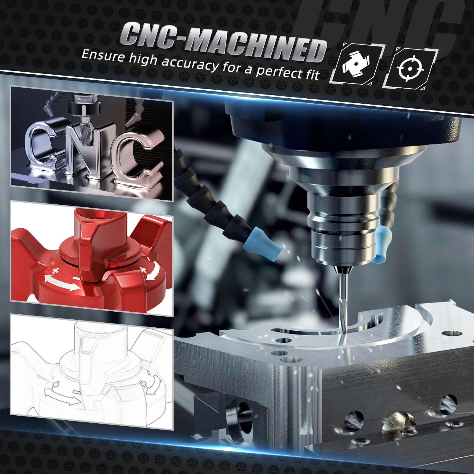 Для GasGas EC 300 2024 NiceCNC Задний амортизатор регулятор MC EX 125 250 250F 350F 450F ES350 ES500 EW500F ECF MCF