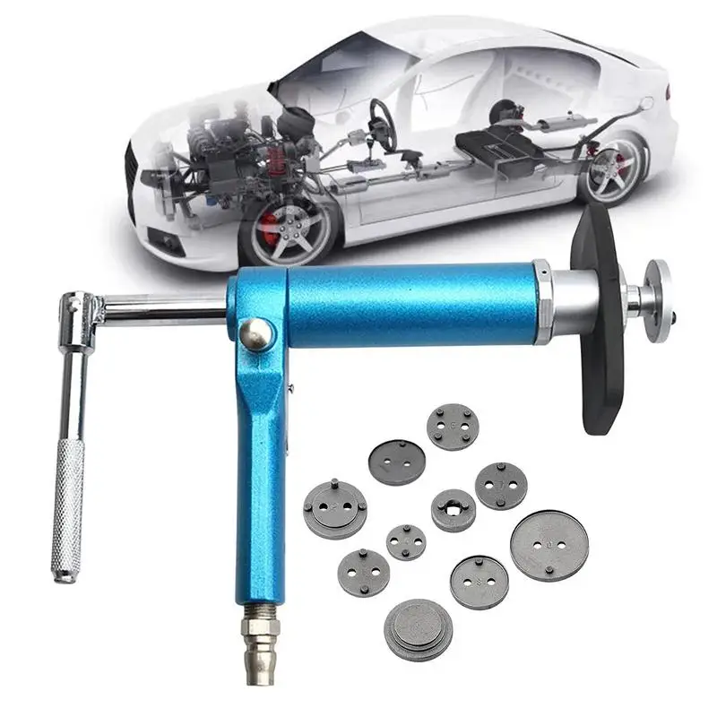 

Набор инструментов для дискового тормоза, профессиональный металлический тормозной суппорт, поршневой инструмент, 11 шт./18 шт., инструменты ...