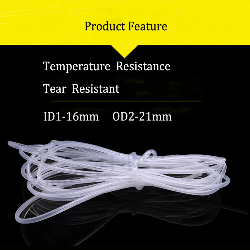 ID1mm-16mm силиконовый кабель для подключения пищевых продуктов, устойчивый к разрыву, обычно используется