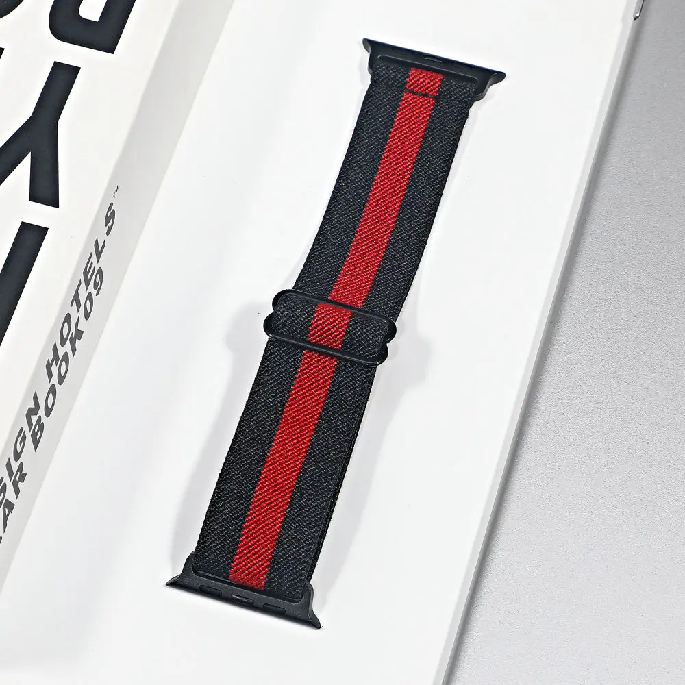 

Нейлоновая петля для apple watch band 44 мм 40 мм 42 мм 38 мм Смарт-часы браслет с ремешком iWatch series 3 4 6 se 7 45 мм 41 мм ремешок