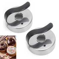 1pc stainless steel cake mold baking utensils donut mould mousse ring fondant cookie muffin maker chocolate multifunctional mold