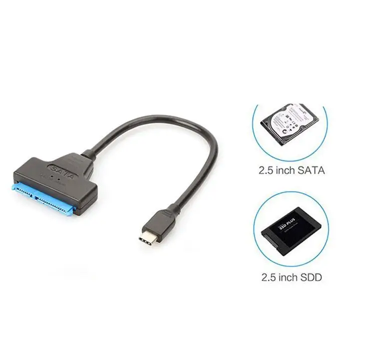 Кабель SATA Easy Drive 22PIN 2 5-дюймовый кабель SSD с одной головкой на USB 5 для WinXP/Vista/Win7/3 1. 8/8
