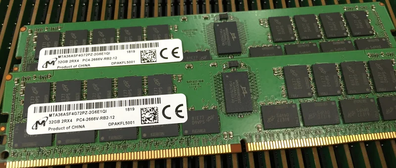 

RAM 32G 2RX4 PC4-2666V Server Memory 32GB DDR4 REG ECC RDIMM 1PCS